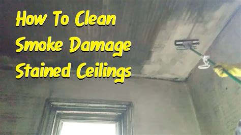 house ceiling has a metal cylinder smoke|How to Clean Smoke Off of a Ceiling: 14 Steps (with Pictures).